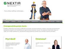 Tablet Screenshot of nextia.fi